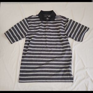 Pebble beach men's size small black polo shirt #705